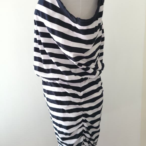 Sundry Ruched Tank Dress Striped XL - Picture 6 of 13